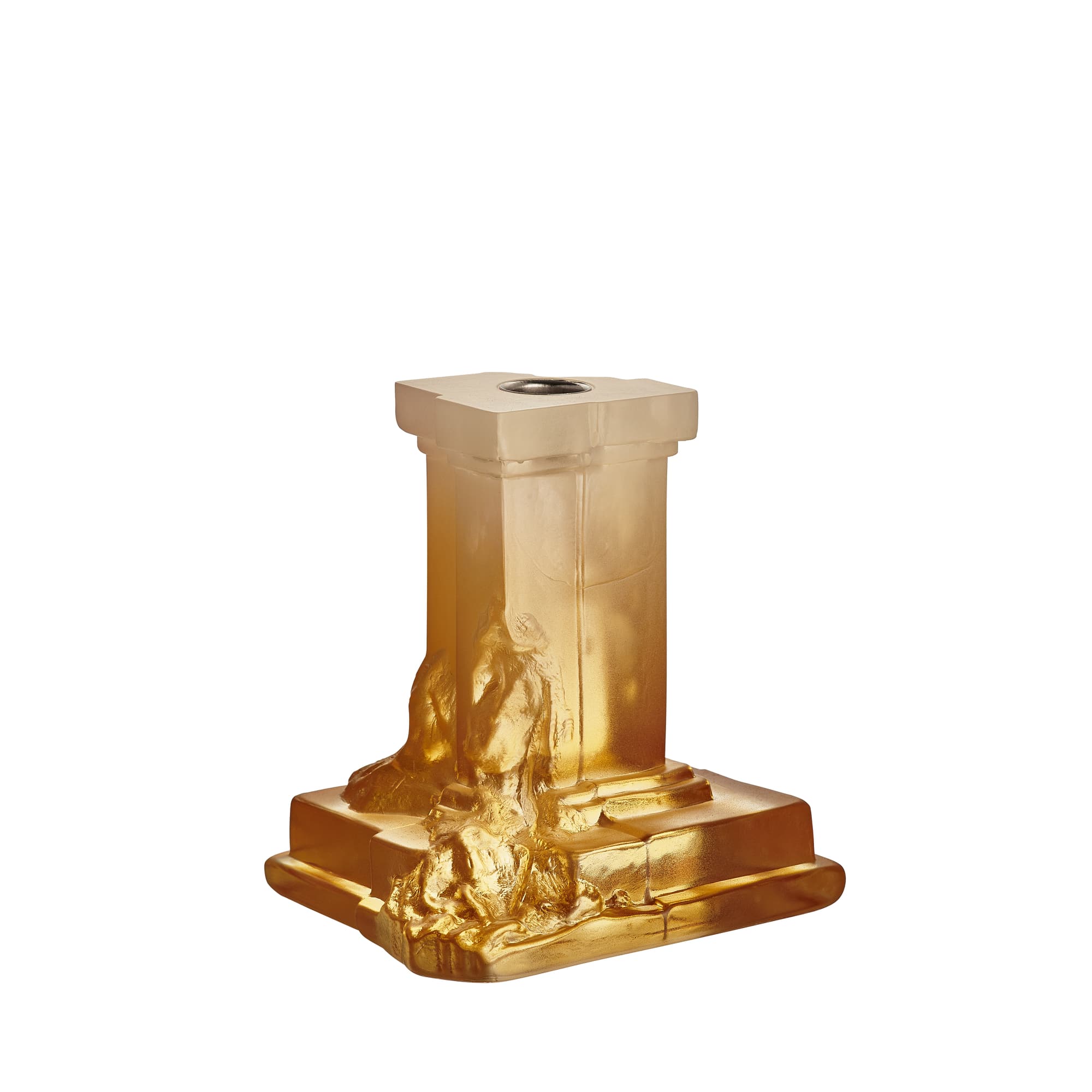 Rocky Baroque candlestick amber haze 150mm